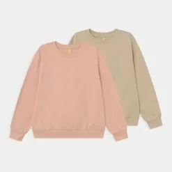 Friboo Verkaufsgeschäft 45 Friboo 2 PACK UNISEX - Sweatshirt - Tan/light Pink