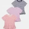 Friboo PEPLUM HEM TEE 3 PACK - T-Shirt Print - Pink - 402_purple - 404_dark Blue - 503, Kinder 2 Friboo PEPLUM HEM TEE 3 PACK - T-Shirt Print - Pink - 402_purple - 404_dark Blue - 503, Kinder -Friboo Verkaufsgeschäft 1a6045a7da36400a8385b1332054c1da