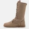 Friboo LEATHER - Schnürstiefel - Taupe, Kinder -Friboo Verkaufsgeschäft 1c73e0eb284049c08bd8fddfa4060082