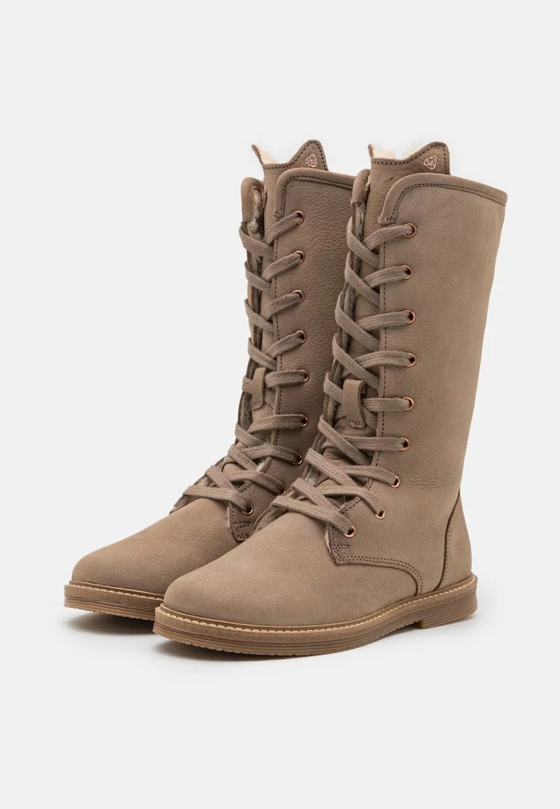 Friboo LEATHER - Schnürstiefel - Taupe, Kinder 4 Friboo LEATHER - Schnürstiefel - Taupe, Kinder – Bild 2