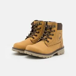 Friboo Schnürstiefelette - Camel, Kinder -Friboo Verkaufsgeschäft 325f4233c68d4e3ba394594798a55854