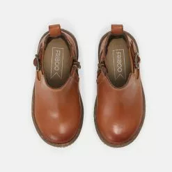 Friboo LEATHER BOOTIES - Stiefelette - Cognac, Unisex -Friboo Verkaufsgeschäft 3add59ffbcfe41d780f40a2a798ed4e4