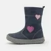 Friboo LEATHER - Stiefel - Blue-grey, Kinder -Friboo Verkaufsgeschäft 532507cfef1f42acbf5a52ed24f4b6d4