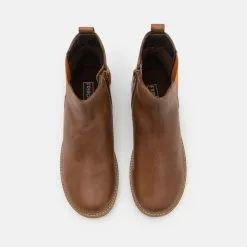 Friboo LEATHER - Stiefelette - Dark Brown, Kinder -Friboo Verkaufsgeschäft 534e4d219ae64cb5a7ce964bd4a7418a