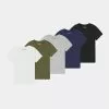 Friboo 5 PACK - T-Shirt Basic - Multi-coloured, Kinder