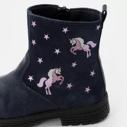 Friboo LEATHER BOOTIES - Stiefelette - Dark Grey, Kinder -Friboo Verkaufsgeschäft 640a2ab8be4246b3b86b14f16ffbf794