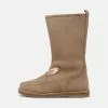 Friboo LEATHER - Stiefel - Taupe, Kinder -Friboo Verkaufsgeschäft 66d60b89f09e4443ad85c935ef3004e4