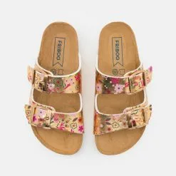 Friboo Pantolette Flach - Gold, Kinder -Friboo Verkaufsgeschäft 69434aab0ec14c54a98357063f98a681