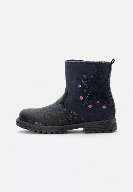Friboo LEATHER BOOTIES - Stiefelette - Dark Grey, Kinder -Friboo Verkaufsgeschäft 6f336a20dede45a7888be60a4873c0f1