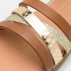 Friboo LEATHER - Riemensandalette - Cognac, Kinder -Friboo Verkaufsgeschäft 7251aeb640ab4a00a35fdc3239e99051