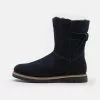 Friboo LEATHER - Snowboot/Winterstiefel - Dark Blue, Kinder -Friboo Verkaufsgeschäft 730774f5792b40e8988fada10e674606