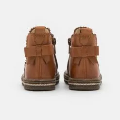 Friboo LEATHER - Stiefelette - Cognac, Kinder -Friboo Verkaufsgeschäft 760a6cfe413a42efb2987317095ca9ea