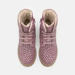 Friboo LEATHER - Schnürstiefelette - Mauve, Kinder 11 Friboo LEATHER - Schnürstiefelette - Mauve, Kinder -Friboo Verkaufsgeschäft 7640c672b7aa466a9758f6d2019c1bce