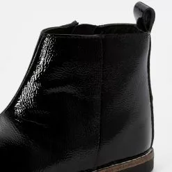 Friboo LEATHER - Stiefelette - Black, Kinder -Friboo Verkaufsgeschäft 7c53cd03a5e940788d89bd902d07a789