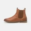Friboo LEATHER BOOTIES - Stiefelette - Cognac, Kinder -Friboo Verkaufsgeschäft 8341ccf522d34c04af76f6a29d9f2c14