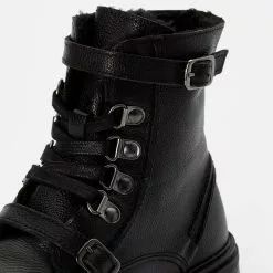 Friboo LEATHER BOOTIES - Schnürstiefelette - Black, Kinder 13 Friboo LEATHER BOOTIES - Schnürstiefelette - Black, Kinder -Friboo Verkaufsgeschäft 8551ebe38f9c4275b74b28377f4646b5