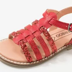 Friboo LEATHER - Riemensandalette - Red, Kinder -Friboo Verkaufsgeschäft 91f885720a5f42a990612141bc21d2f5