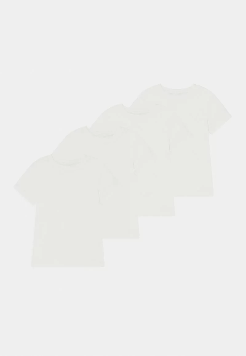 Friboo 4 PACK - T-Shirt Basic - White, Kinder 3 Friboo 4 PACK - T-Shirt Basic - White, Kinder