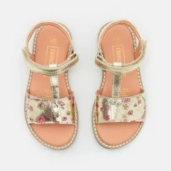 Friboo LEATHER - Riemensandalette - Gold, Kinder -Friboo Verkaufsgeschäft ae11fecbb9b14fe68b7ddb8e011046e4
