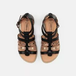 Friboo LEATHER - Riemensandalette - Black, Kinder -Friboo Verkaufsgeschäft b81f342ff57545de9d1fbbf502a57b0f