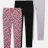 Friboo BASIC GIRLS 3 PACK - Leggings - Hosen - Pink - 402_grey - 102_black - 802, Kinder 1 Friboo BASIC GIRLS 3 PACK - Leggings - Hosen - Pink - 402_grey - 102_black - 802, Kinder -Friboo Verkaufsgeschäft c0edb8ffa30a4f519ce546294f1b6b0a