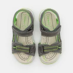 Friboo LEATHER - Trekkingsandale - Dark Grey, Kinder -Friboo Verkaufsgeschäft cb7b4f1a03a74b1499e9dac4631458bc
