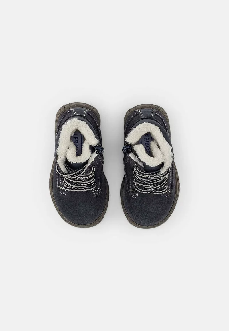 Friboo LEATHER BOOTIES - Schnürstiefelette - Dark Blue, Kinder 6 Friboo LEATHER BOOTIES - Schnürstiefelette - Dark Blue, Kinder – Bild 4