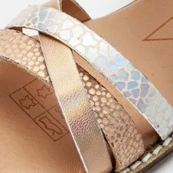 Friboo LEATHER SANDALS - Riemensandalette - Rose Gold Coloured, Kinder -Friboo Verkaufsgeschäft cd717287fbc349b597fb8a8936304e4d