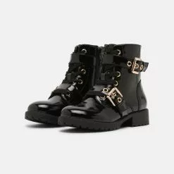 Friboo Schnürstiefelette - Black, Kinder -Friboo Verkaufsgeschäft cf3d0ea6af06415eae8c5299748af095