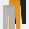 Friboo 3 PACK - Stoffhose - Grey/yellow/black, Kinder