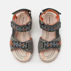 Friboo LEATHER - Trekkingsandale - Dark Grey, Kinder -Friboo Verkaufsgeschäft e20cb8a444f3474ab9f7dc53335c2d0e