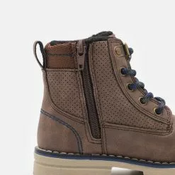 Friboo Schnürstiefelette - Dark Brown, Kinder -Friboo Verkaufsgeschäft f1f9e70500c3430d92529f2c59c36635