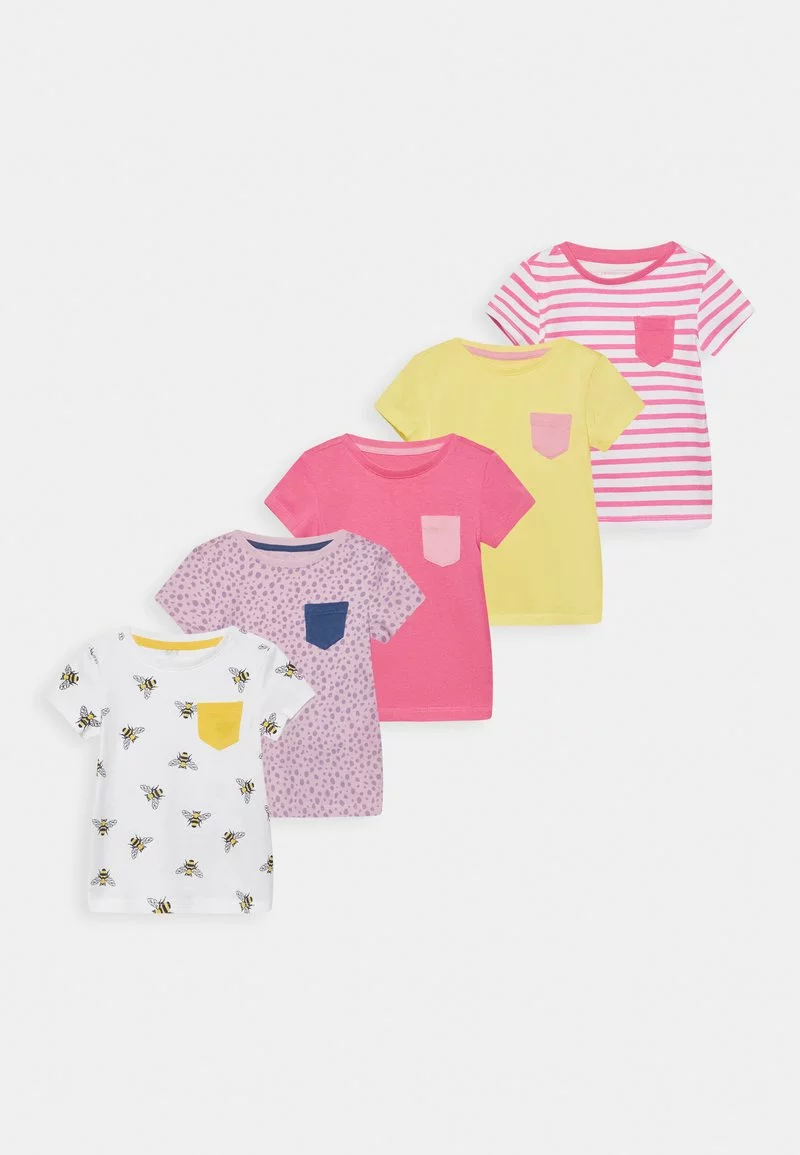 Friboo POCKET TEE 5 PACK - T-Shirt Print - Multi Coloured/white/yellow, Kinder 3 Friboo POCKET TEE 5 PACK - T-Shirt Print - Multi Coloured/white/yellow, Kinder